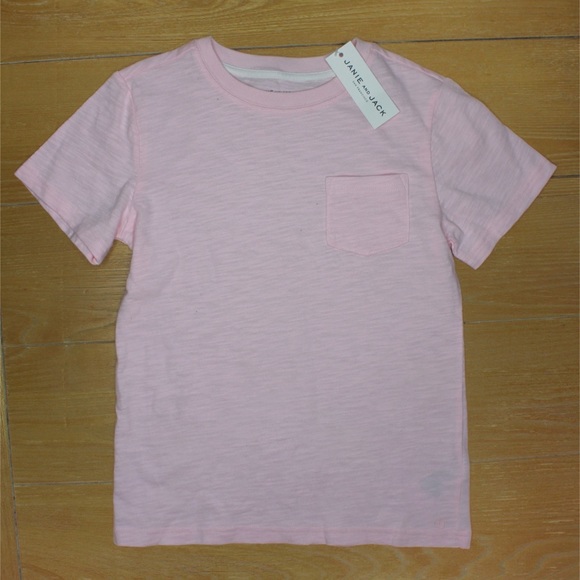 Janie & Jack NWT The Slub Tee Quartz Pink 8 - Picture 4 of 7